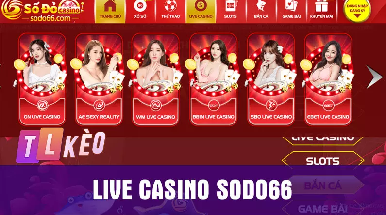 Live casino Sodo66